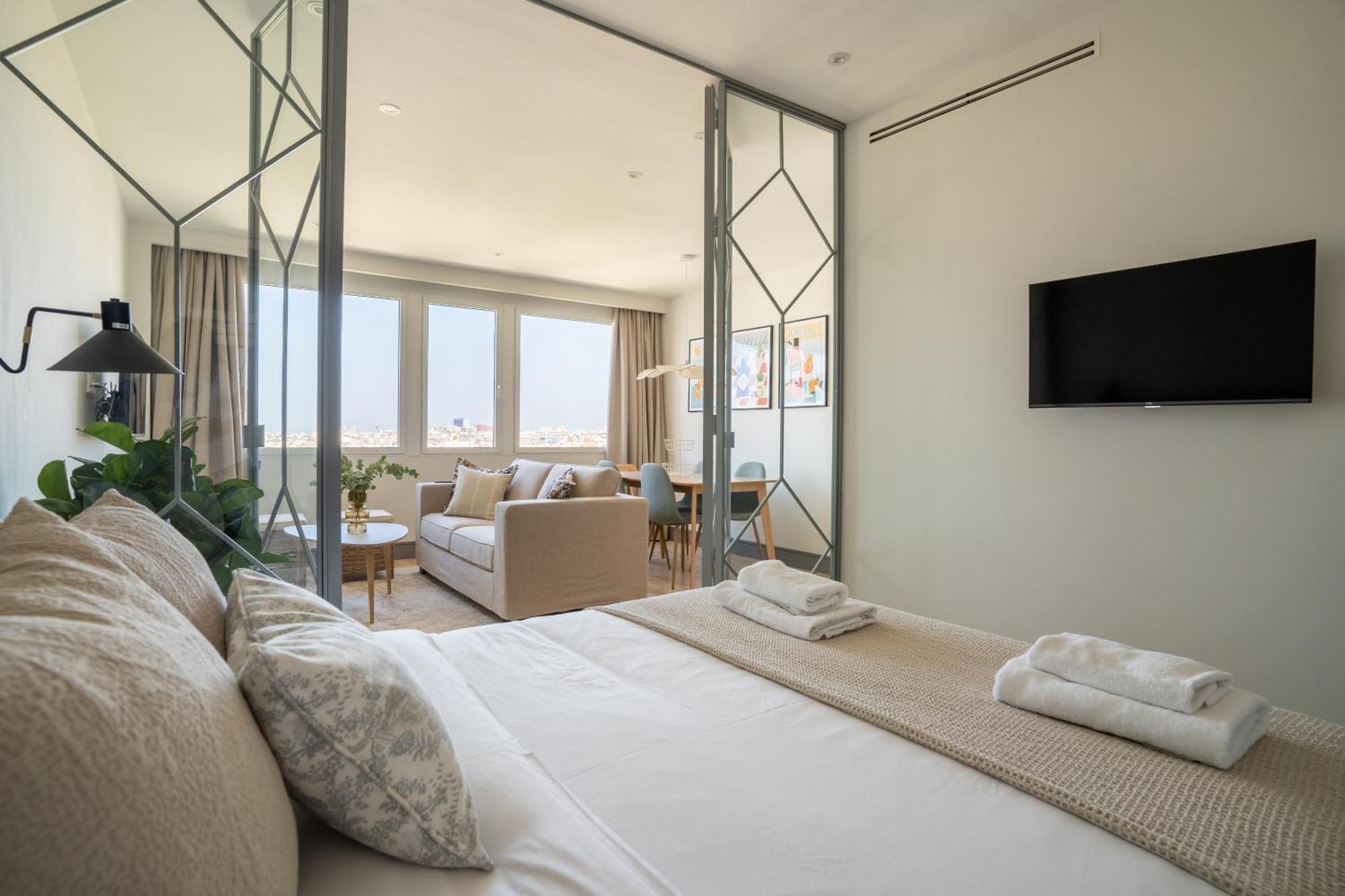 Modern And Bright-2bedrooms 1bathroom-colon Apartament *